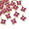 SHEGRACE Brass Cubic Zirconia Charms XGRQ4H893-680G-C-1