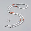 Glass Seed Bead Eyeglasses Chains AJEW-EH00006-03-1