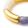 Acrylic Tube Beaded Stretch Bracelets BJEW-JB07763-4
