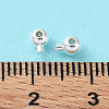 Brass Crimp Beads KK-Z030-16A-S-3