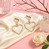 4 Pairs 2 Colors Iron Alloy Clip-on Earrings EJEW-HY0001-38-3