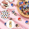 40Pcs 10 Styles Zinc Alloy Enamel Beads FIND-CJ0003-77-3