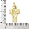 Brass Micro Pave Cubic Zirconia Pendants KK-A212-05C-G-3