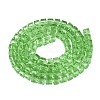 Transparent Glass Beads Strands GLAA-R041-8x8mm-A14-2