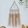 Cotton Woven Net/Web with Grass Hanging Decorations PW-WGB39AA-01-1