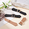 4Pcs 2 Colors Leather Sew on Toggle Buckles FIND-FG0001-90-6