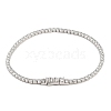 925 Sterling Silver Micro Pave Cubic Zirconia Tennis Bracelets for Women BJEW-C117-01A-P02-4