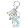 Butterfly Shape Resin & Acrylic Keychain KEYC-JKC01067-04-1