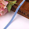 Polyester Centipede Braid Lace Trim OCOR-WH0019-04O-1