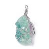 Natural Fluorite Pendants G-Q993-03-3