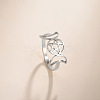 Moon Phase 304 Stainless Steel Finger Rings FS-WGB8857-03-2