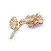 Alloy Rhinestone Brooches JEWB-H028-02G-03-2