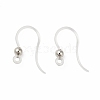 Transparent Resin Earring Hooks LS-RESI-G050-01P-1