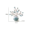 Natural Aquamarine Chips Tree of Life Decorations PW-WG59C48-05-1