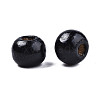 Dyed Natural Wood Beads WOOD-Q006-8mm-17-LF-3