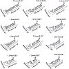 Unicraftale 201 Stainless Steel Links Connectors STAS-UN0004-69P-2