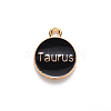 Alloy Enamel Pendants X-ENAM-S124-01B-08C-3