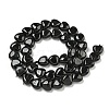 Natural Black Tourmaline Beads Strands G-H005-C12-01-3