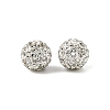 Polymer Clay Rhinestone Beads RB-C1438-12mm-A01-3