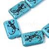 Synthetic Turquoise Beads UNKW-T001-17-3