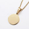 304 Stainless Steel Pendant Necklaces NJEW-J053-03G-3