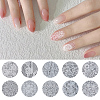10 Rolls PET Lace Flower Nail Foils Floral Transfer Paper STIC-WH20010-16F-5