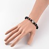 Natural Lava Rock Stretch Bracelets BJEW-JB02183-03-4