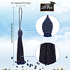 SUNNYCLUE 20Pcs Polyester Tassel Big Pendant Decorations FIND-SC0003-37A-2