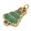 Christmas Theme Ion Plating(IP) 304 Stainless Steel Enamel Pendants STAS-Z104-01G-04-2