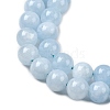 Natural Chalcedony Beads Strands G-S333-8mm-004-1-3