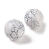 Synthetic Howlite No Hole Sphere Beads G-K353-04D-13-2