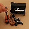 Resin Musical Instrument Miniature Ornaments PW-WG6CCBD-01-5