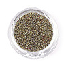 Plated Glass Seed Beads SEED-S017-03-2