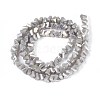 Electroplate Opaque Glass Beads Strands GLAA-N022-4mm-21-3