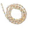 Transparent Electroplate Glass Beads Strands GLAA-K064-05A-AB04-2