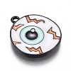 Halloween Theme Alloy Enamel Pendants ENAM-J649-13B-3