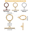 Tibetan Style Alloy Toggle Clasps TIBE-PH0004-01-NR-2