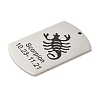 Non-Tarnish 304 Stainless Steel Pendants LS-STAS-C098-01J-P-2