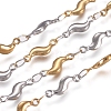 304 Stainless Steel Scalloped Bar Chain STAS-D233-22GP-3