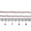 Transparent Electroplate Glass Beads Strands EGLA-H107-01A-AB05-4