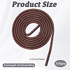Round Waxed Cord Shoelace String OCOR-WH20007-225B-05-2