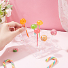 20-Hole Arc-Shaped Transparent Acrylic Lollipop Display Holder ODIS-WH0043-03A-3