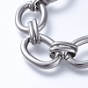 Tarnish Resistant 304 Stainless Steel Chain Bracelets BJEW-F407-01-P-2