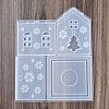 Patchwork House Christmas DIY Pendant Decoration Silicone Molds DIY-M057-01B-3