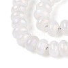 Electroplate Natural Quartz Crystal Beads Strands G-T144-37-3