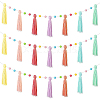 Wool Felt Ball Tassel Garland Banner DIY-WH20011-28A-1