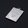 Non-Tarnish 201 Stainless Steel Pendants STAS-S105-T786-2