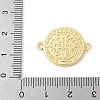 Brass Saint Benedict Medal Connector Charms KK-P294-02G-3