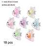 10Pcs Transparent Luminous Acrylic Pendants TACR-FP0001-02A-2