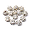 Alloy Rhinestone European Beads CPDL-H999-18-2